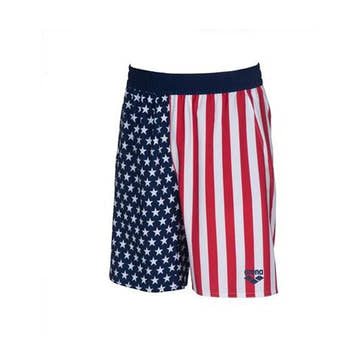 Arena National Team Flag Print Bermuda Shorts  Boardshorts  Arena