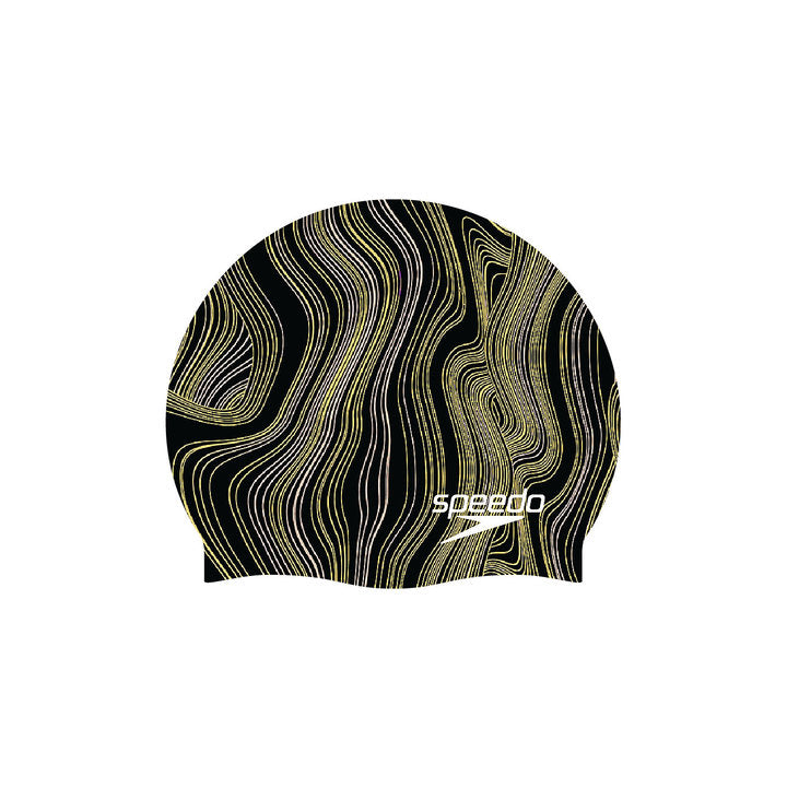 Speedo Swim Cap ELASTOMERIC WAVE  Swim Caps  Speedo