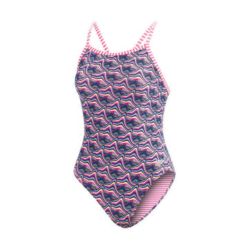 Dolfin Uglies Candy Mountain V-2 Back One Piece Swimsuit  Dolfin Uglies Swimwear  Dolfin