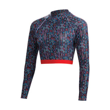 Dolfin Uglies Revibe Festival Cropped Rash Guard  Dolfin Uglies Swimwear  Dolfin