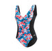 Dolfin Aquashape Wildflowers V-Neck Panel Swimsuit