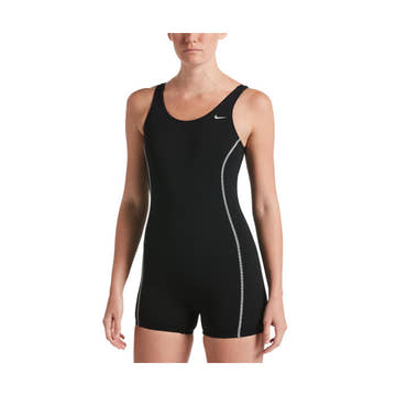 Nike Hydrastrong Solid Legsuit  Women's Aquatic Fitness Swimsuits  Nike