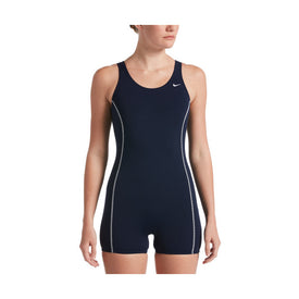Nike Hydrastrong Solid Legsuit  Women's Aquatic Fitness Swimsuits  Nike