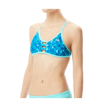 Tyr Women's Optic Pacific Tieback Bikini Top  Bikini Top  Tyr