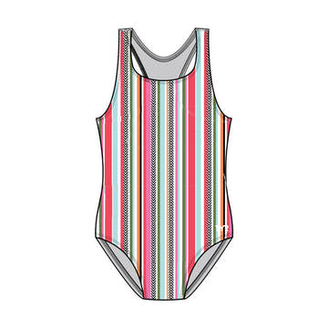 TYR Girls Peekaboo Ella Maxfit Swimsuit  Girls Swimwear  Tyr