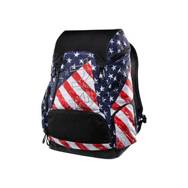 Tyr Alliance 45L Backpack Star Spangled Print  Swimming Backpacks  Tyr