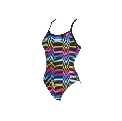 Arena Swimsuit Multicolor Stripes Challenge Back
