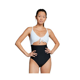 Speedo One Piece Swimsuit Tie Front  One Piece Swimsuits  Speedo