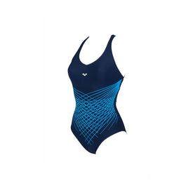 Arena One Piece Swimsuit Maia Criss Cross Back  Women's Aquatic Fitness Swimsuits  Arena