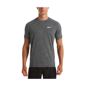 WWJ Nike Men's Heather Short Sleeve Hydroguard  Short Sleeve Rash Guard  Nike