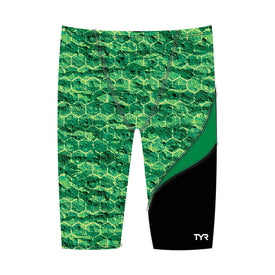 TYR Boy's Agran Wave Swim Jammer  Swim Jammers  Tyr