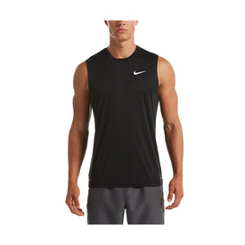 Nike Men's Essential Sleeveless Hydroguard  Short Sleeve Rash Guard  Nike