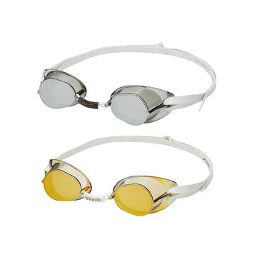 Speedo Swedish Mirrored Goggles (2-Pack)  Swedish Goggles  Speedo