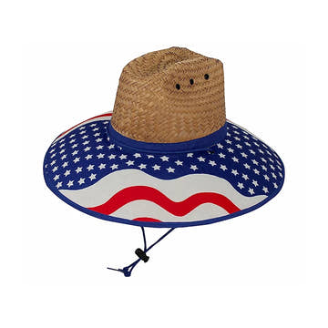 WET Products Lifeguard Hat USA Overbrim Flexfit  Baseball Caps  Wet Products