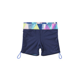 Tyr Girls Boyshort Jigsaw Della  Girls Swimwear  Tyr