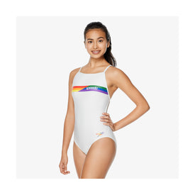 Speedo Pride Collection Pride Graphic One Back One Piece Swimsuit  One Piece Swimsuits  Speedo