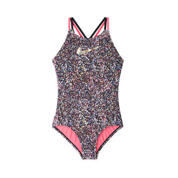Nike Girl's One Piece Swimsuit Pixel Spiderback  Girls Swimwear  Nike