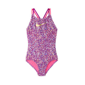 Nike Girl's One Piece Swimsuit Pixel Spiderback  Girls Swimwear  Nike