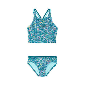 Nike Girl's Pixel Party Spiderback Bikini Set  Girls Swimwear  Nike