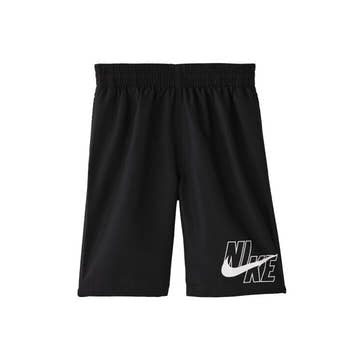 Nike Boy's Essential Logo Solid 8in Volley Shorts  Boys Swimsuits  Nike