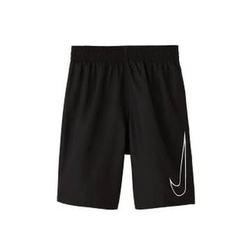 Nike Kids Swoosh Solid 8in Volley Shorts (little Kid/big Kid)  Boys Swimsuits  Nike