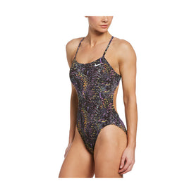 Nike Hydrastrong Tide Cutout One Piece  Team Print  Nike