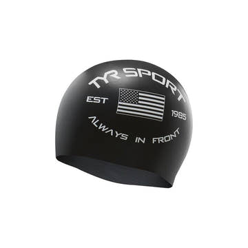 TYR Always in Front Silicone Swim Cap  Swim Caps  Tyr