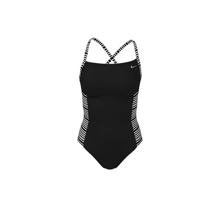 Nike 6:1 Stripe Crossback One Piece  Competition Swimsuits  Nike