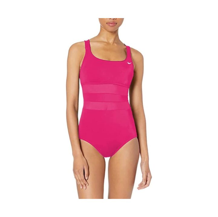 nike mesh one piece swimsuit