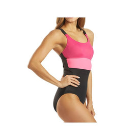 Nike Colorblock V-Back One Piece  Competition Swimsuits  Nike