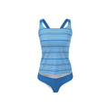 Nike Women's 6:1 Stripe V-Back Tankini Set  Women's Aquatic Fitness Swimsuits  Nike