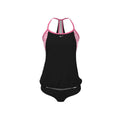 Nike Women's 6:1 Stripe Layered Tankini Set  Women's Aquatic Fitness Swimsuits  Nike
