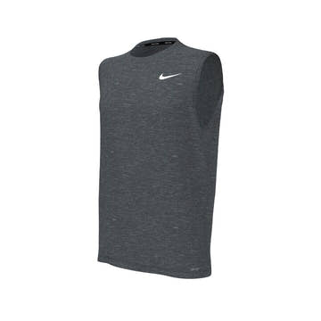 Nike Men's Plus Size Heather Sleeveless Hydroguard  Plus Size Rash Guard  Nike