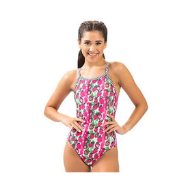 Dolfin Uglies Women's Very Berry V-2 Back One Piece Swimsuit  Dolfin Uglies Swimwear  Dolfin