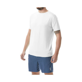 TYR Men's SunDefense Short Sleeve Rash Guard Shirt  Short Sleeve Rash Guard  Tyr