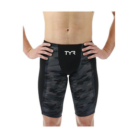TYR Men's Shockwave High-Waist Jammer Swimsuit - Camo - Tech suit  Technical Jammer  Tyr