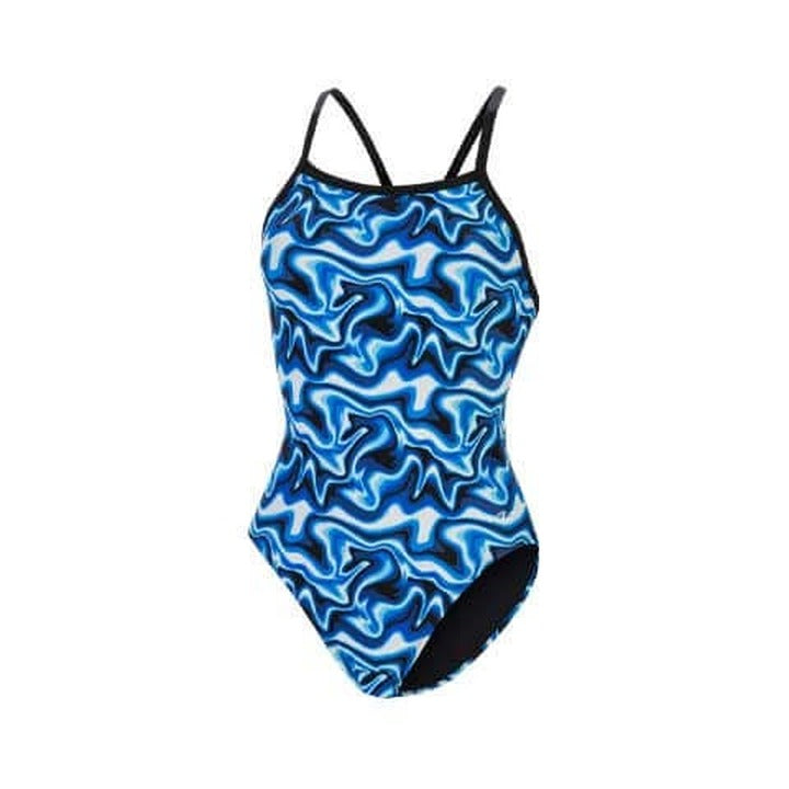 Dolfin XtraSleek Women's Supernova Green V-2 Back One Piece Swimsuit S