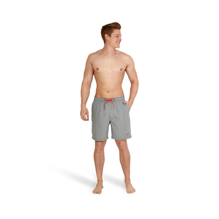 Speedo Men's Standard Swim Trunk Mid Length Redondo Solid