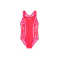 Speedo Girls Print Splice Racerback One Piece Swimsuit  Girls One Piece  Speedo