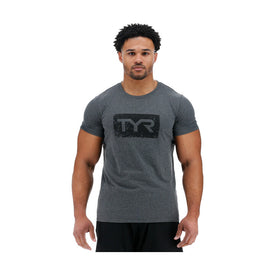 Tyr Adult Unisex Distressed Tyr Brick S/S Tees  Short Sleeve Rash Guard  Tyr