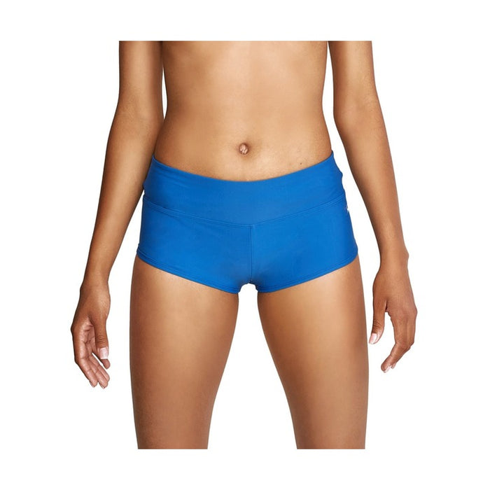 Women's Speedo 7734322 Active Solid Boyshort Swim Bottom (Bright Cobalt M)