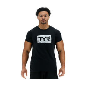 Tyr Adult Unisex Distressed Tyr Brick S/S Tees  Short Sleeve Rash Guard  Tyr