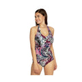 Speedo Women's Active Printed Halter One Piece Swimsuit  One Piece Swimsuits  Speedo