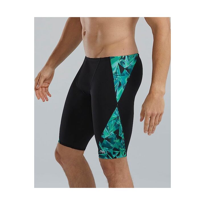 TYR Durafast Elite Men's Blade Splice Jammer Swimsuit  Swim Team Prints  Tyr
