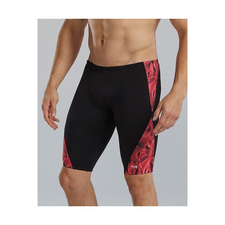 TYR Durafast Elite Men's Blade Splice Jammer Swimsuit  Swim Team Prints  Tyr