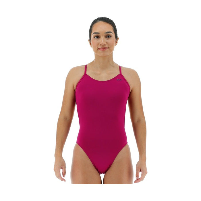 TYR Women's Durafast Elite SS Solid Cutoutfit Swimsuit