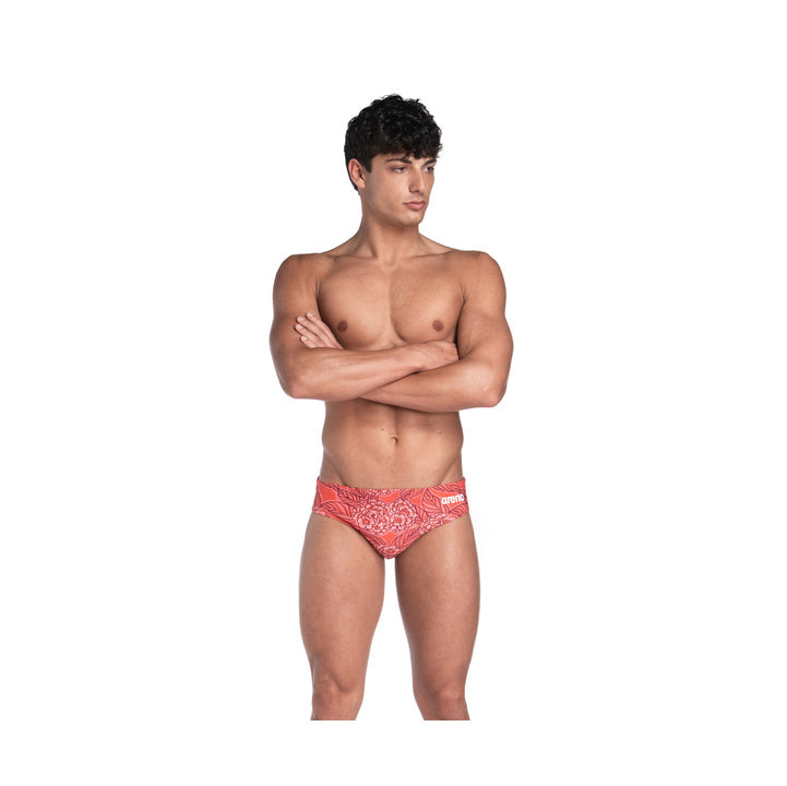 Arena Men Arena Hydrangea Floral Swim Brief  Swim Team Prints  Arena