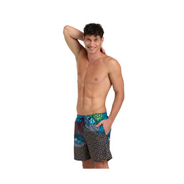 Arena Men Beach Boxer Placed  Swim Jammers  Arena