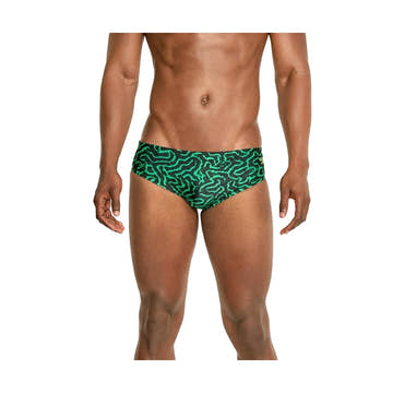 Men's Race Maze Brief Swimsuit  Swimming Briefs for Men  Speedo