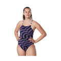 Speedo Women's Vortez Maze Crossback One Piece Swimsuit  One Piece Swimsuits  Speedo